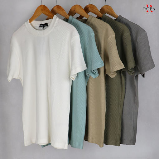 تیشرت پارچه کبریتی پنبه